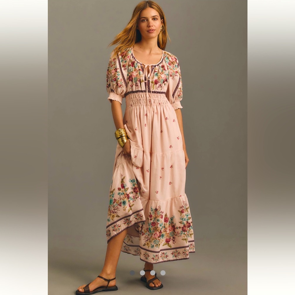 Anthropologie NWT The Somerset Maxi Dress: Puff- Sleeve Edition size XS.